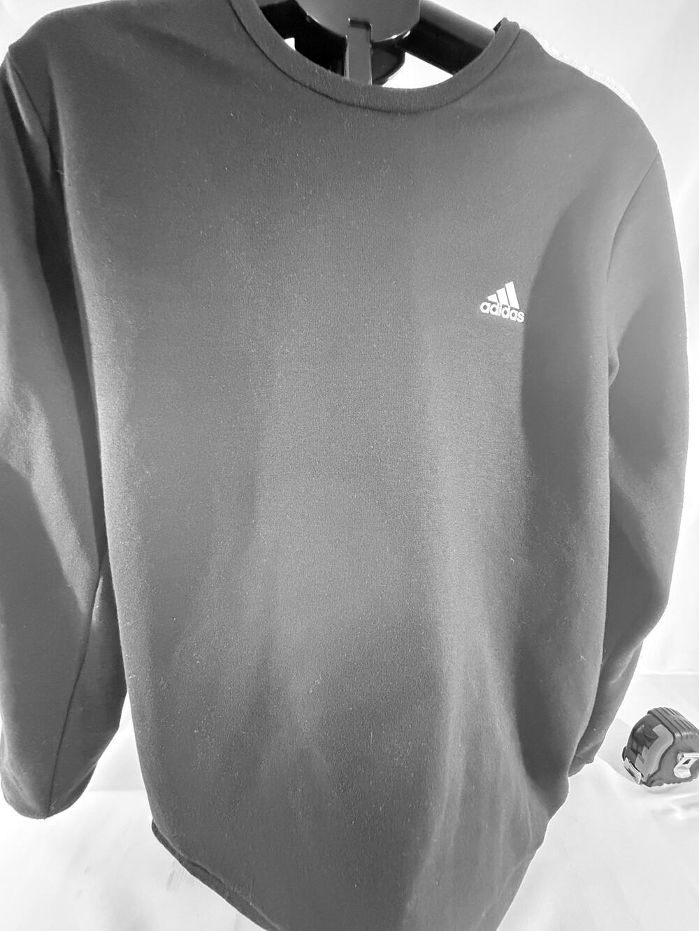 Adidas Primegreen Mens XL Black Crewneck Sweatshirt Recycled Polyester